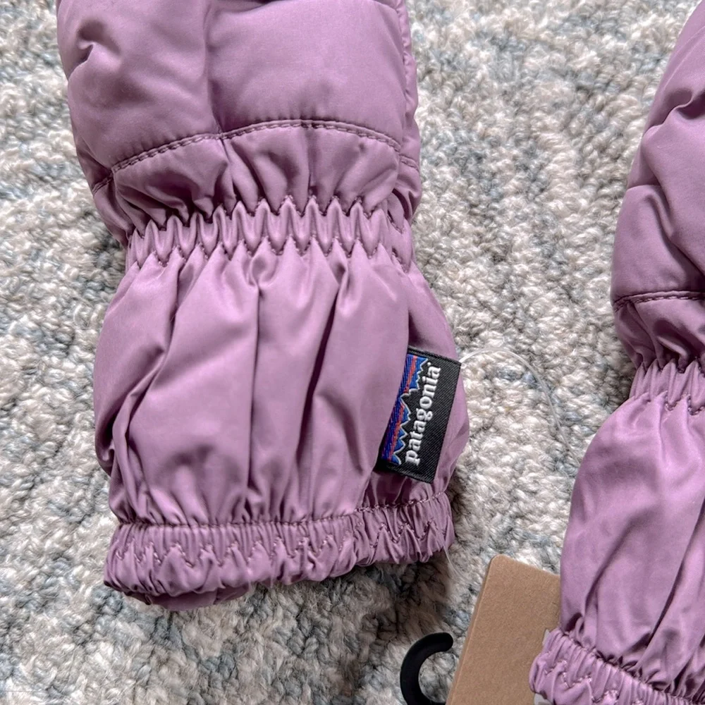 NWT Patagonia Baby Puff Mitts Verbena Purple Size 3-6M